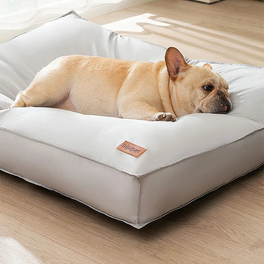 Rectangular Dog Bed: Soft, Washable & Waterproof