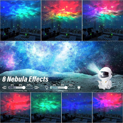 Astronaut Star Projector: Galaxy Night Light