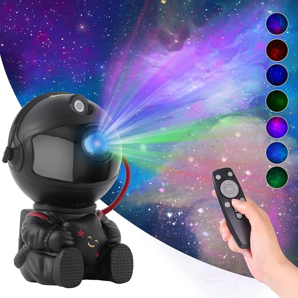 Astronaut Star Projector: Galaxy Night Light