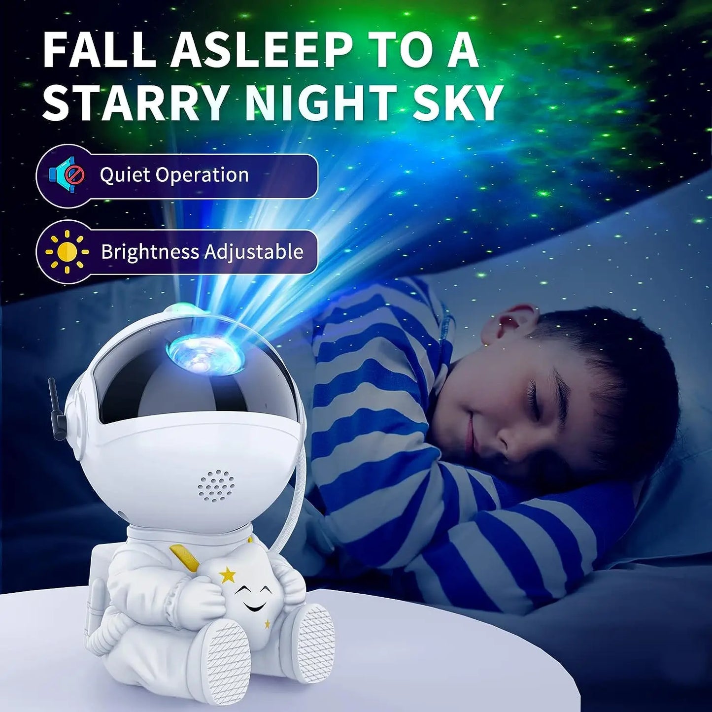 Astronaut Star Projector: Galaxy Night Light